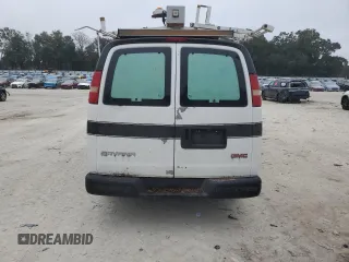 2003 GMC Savana Cargo Van with VIN 1GTHG35U831199213, listed as a Copart auction lot 86549414 with 0 mi miles and Salvage Title. Bid and sale history available at carsss.com. Image 6.