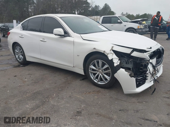 2015 Infiniti Q50 Premium z VIN JN1BV7AP9FM331131, wystawiony jako IAAI lot #41786108 z przebiegiem 176 874 mil mil oraz . Historia ofert i sprzedaży dostępna na DreamBid. Obrazek 1.