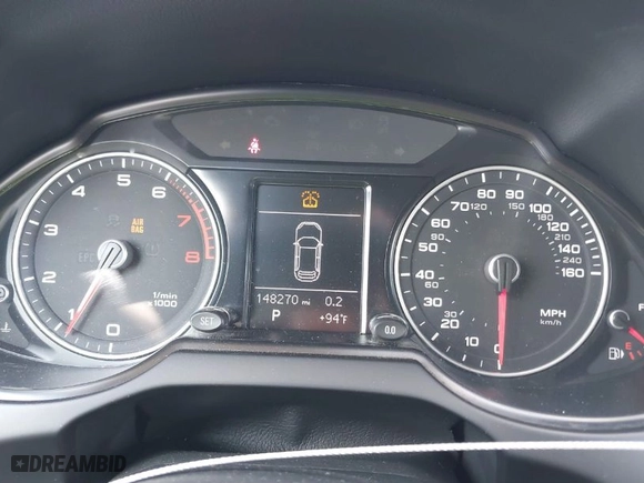 2016 Audi Q5 Premium with VIN WA1C2AFPXGA055507, listed as a IAAI auction lot 39650137 with 148,270 mi miles. Bid and sale history available at carsss.com. Image 7.