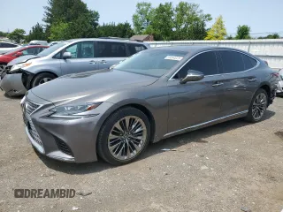 2019 Lexus LS 500 with VIN JTHC51FF0K5006854, listed as a Copart auction lot 59054025 with 59,267 mi miles and Salvage title. Bid and sale history available at DreamBid. Image 1.