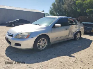2007 Honda Accord EX с VIN 1HGCM567X7A002248, выставлен на аукционе Copart как лот 55579155 с пробегом 196 942 миль миль и Списание • Salvage title. История ставок и продаж доступна на DreamBid. Изображение 1.