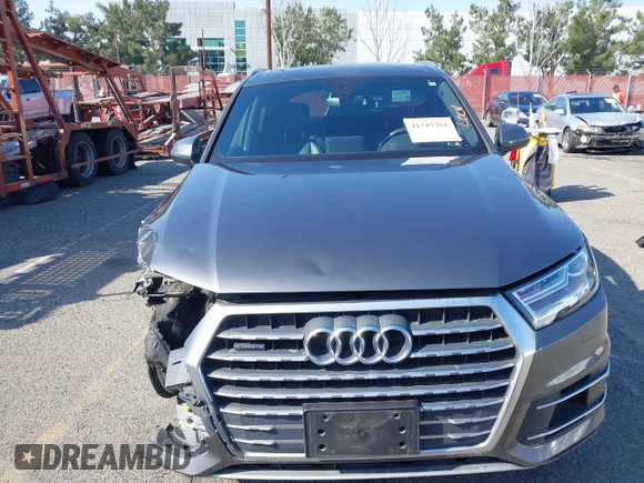 2019 Audi Q7 Premium with VIN WA1AHAF71KD016656, listed as a IAAI auction lot 41545261 with 63,394 mi miles and . Bid and sale history available at DreamBid. Image 11.