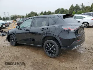 2024 Honda HR-V Sport with VIN 3CZRZ2H59RM726680, listed as a Copart auction lot 55129335 with 15,435 mi miles and Salvage title. Bid and sale history available at DreamBid. Image 2.
