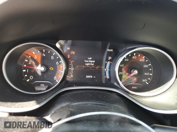 2019 Jeep Compass Latitude with VIN 3C4NJCBB9KT636408, listed as a Copart auction lot 44163665 with 22,876 mi miles and Non repairable. Bid and sale history available at DreamBid. Image 9.