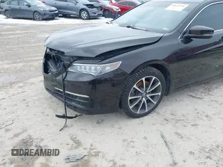 2015 Acura TLX V6 with VIN 19UUB2F33FA025391, listed as a IAAI auction lot 41625936 with 115,635 mi miles. Bid and sale history available at carsss.com. Image 2.