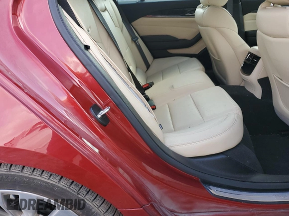 2017 Cadillac CTS Sedan Luxury RWD with VIN 1G6AR5SX6H0213003, listed as a Copart auction lot 46981695 with 45,607 mi miles and Salvage Title. Bid and sale history available at carsss.com. Image 11.