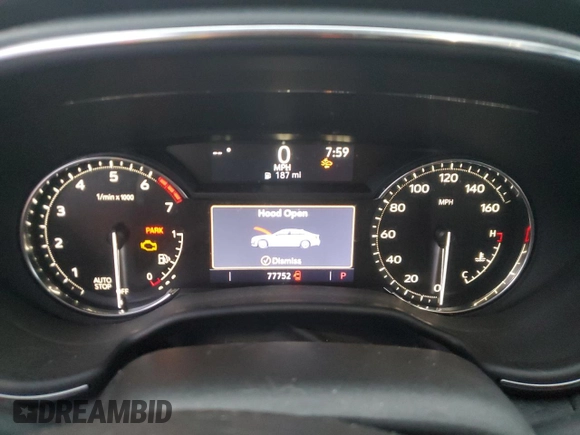 2022 Cadillac CT5 Premium Luxury z VIN 1G6DT5RK7N0112475, wystawiony jako Copart lot #52362675 z przebiegiem 77 752 mil mil oraz Szkody całkowita. Historia ofert i sprzedaży dostępna na DreamBid. Obrazek 9.