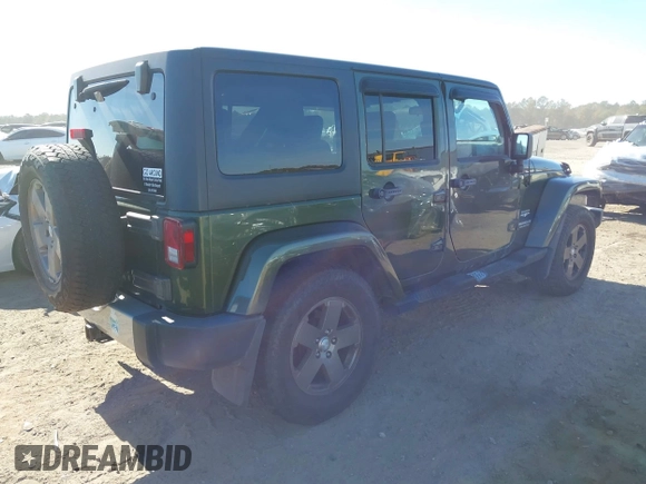 2008 Jeep Wrangler Unlimited Sahara with VIN 1J4GA59188L634276, listed as a IAAI auction lot 40851731 with 189,414 mi miles and . Bid and sale history available at DreamBid. Image 4.