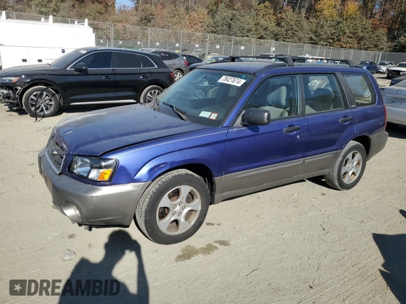 2003 Subaru Forester XS with VIN JF1SG65643H727254, listed as a Copart auction lot 78427674 with 231,553 mi miles and Clean Title. Bid and sale history available at carsss.com. Image 1.