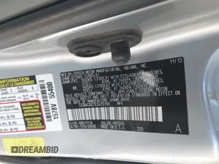 2014 Toyota Sienna LE AAS with VIN 5TDKK3DC7ES435109, listed as a IAAI auction lot 41963135 with 175,517 mi miles and . Bid and sale history available at DreamBid. Image 9.