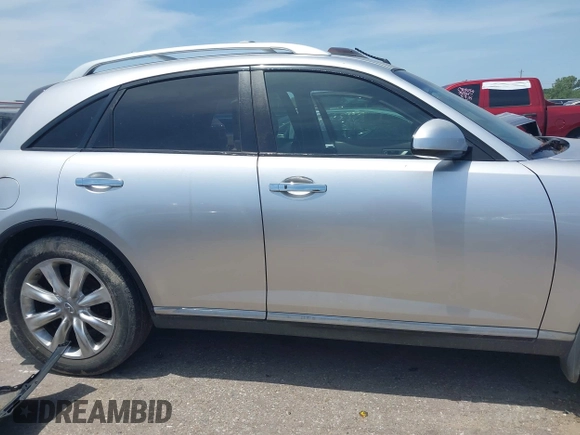 2008 Infiniti FX z VIN JNRAS08U18X103386, wystawiony jako IAAI lot #42260026 z przebiegiem Nie podano mil oraz . Historia ofert i sprzedaży dostępna na DreamBid. Obrazek 12.