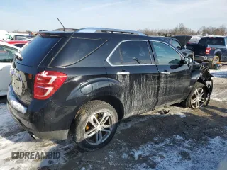 2017 Chevrolet Equinox Premier with VIN 2GNFLGE37H6221909, listed as a Copart auction lot 45514245 with 143,088 mi miles and Salvage Title. Bid and sale history available at carsss.com. Image 3.