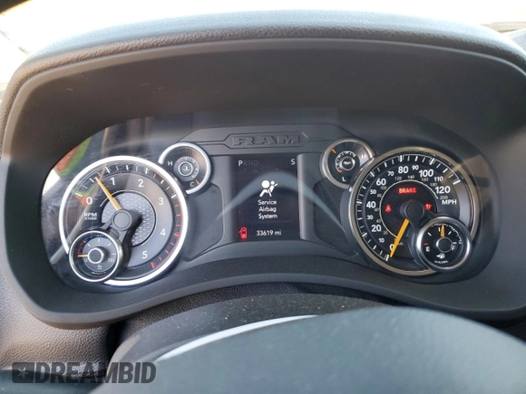 2020 Ram 2500 Tradesman with VIN 3C6UR5CL7LG145991, listed as a Copart auction lot 50692935 with 33,619 mi miles and Salvage Title. Bid and sale history available at carsss.com. Image 9.