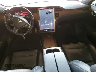 2018 Tesla Model S 75D with VIN 5YJSA1E27JF264759, listed as a Copart auction lot 59610855 with 104,375 mi miles and Salvage title. Bid and sale history available at DreamBid. Image 8.