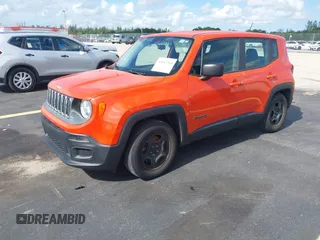 2017 Jeep Renegade Sport with VIN ZACCJAAB6HPF88556, listed as a IAAI auction lot 42687364 with 87,120 mi miles and . Bid and sale history available at DreamBid. Image 2.