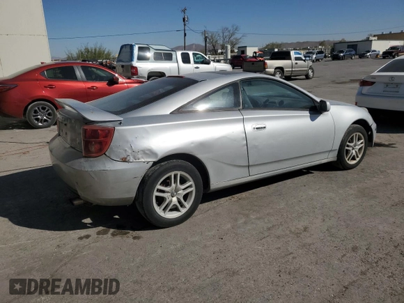 2002 Toyota Celica GT with VIN JTDDR32T220131921, listed as a Copart auction lot 78250764 with 163,239 mi miles and Clean Title. Bid and sale history available at carsss.com. Image 3.