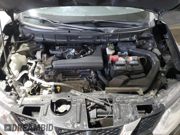 2016 Nissan Rogue SV with VIN KNMAT2MV5GP644107, listed as a Copart auction lot 51036385 with 35,066 mi miles and Salvage Title. Bid and sale history available at DreamBid. Image 12.