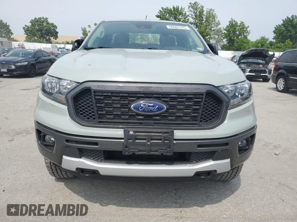 2021 Ford Ranger XL with VIN 1FTER1FH8MLD02641, listed as a Copart auction lot 59501375 with 12,583 mi miles and Salvage title. Bid and sale history available at DreamBid. Image 5.