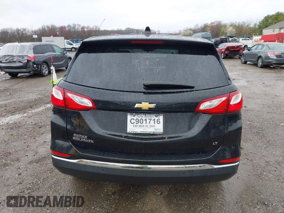 2019 Chevrolet Equinox LT with VIN 3GNAXKEV4KL203664, listed as a IAAI auction lot 41944822 with 88,187 mi miles and . Bid and sale history available at DreamBid. Image 16.