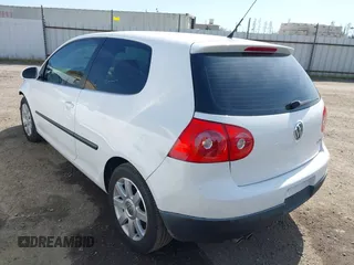 2007 Volkswagen Rabbit with VIN WVWBS71K37W186877, listed as a IAAI auction lot 41851834 with 76,291 mi miles. Bid and sale history available at carsss.com. Image 3.