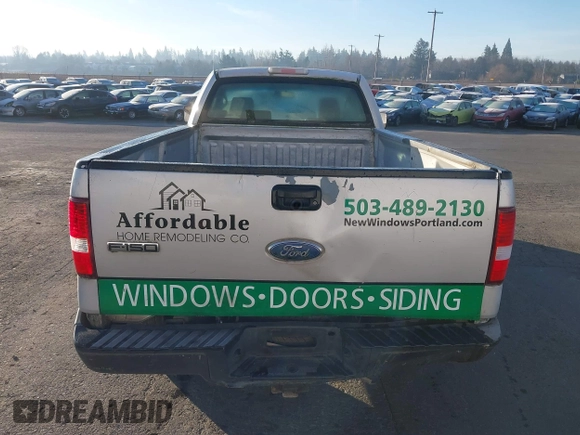 2008 Ford F-150 XL with VIN 1FTRF12258KC54345, listed as a IAAI auction lot 41011640 with 167,840 mi miles. Bid and sale history available at carsss.com. Image 16.