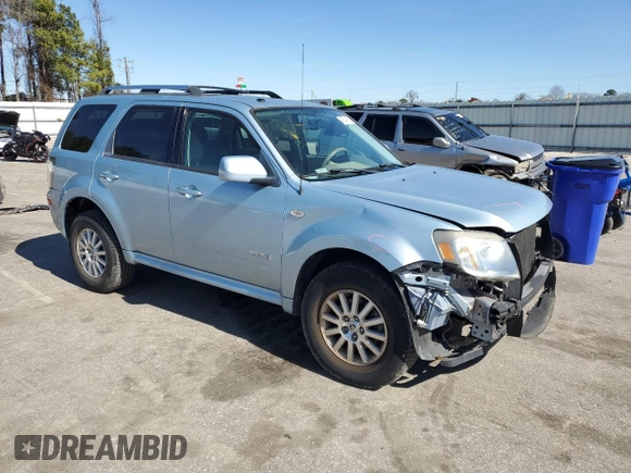 2008 Mercury Mariner Premier с VIN 4M2CU87128KJ40821, выставлен на аукционе Copart как лот 45548105 с пробегом 57 712 миль миль и Списание • Salvage title. История ставок и продаж доступна на DreamBid. Изображение 4.