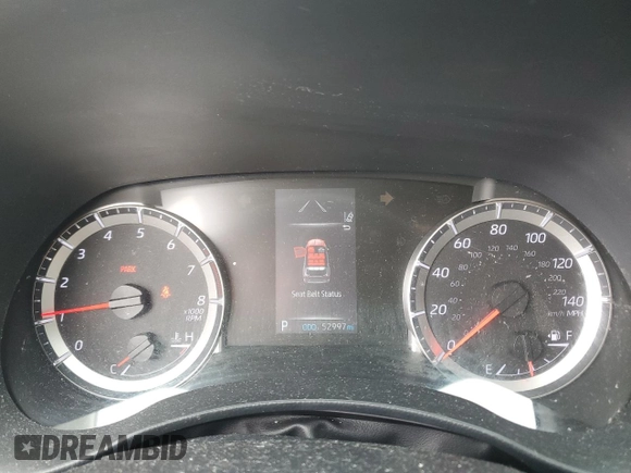 2022 Toyota Highlander LE with VIN 5TDZZRAH3NS103925, listed as a Copart auction lot 56159635 with 52,997 mi miles and Salvage title. Bid and sale history available at DreamBid. Image 9.
