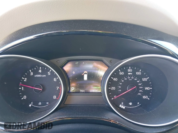2015 Kia Sedona SX-L with VIN KNDME5C16F6039671, listed as a IAAI auction lot 41736237 with 113,035 mi miles and . Bid and sale history available at DreamBid. Image 7.