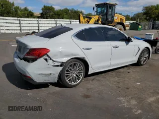 2020 Genesis G70 2.0T with VIN KMTG64LA7LU062308, listed as a Copart auction lot 83760714 with 81,576 mi miles and Non Repairable. Bid and sale history available at carsss.com. Image 3.