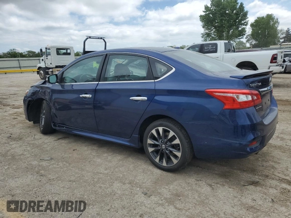 2017 Nissan Sentra SR with VIN 3N1AB7AP1HY254596, listed as a Copart auction lot 54683265 with 81,475 mi miles and Salvage title. Bid and sale history available at DreamBid. Image 2.