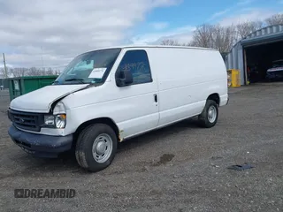 2006 Ford Econoline Cargo with VIN 1FTRE14W16DA52672, listed as a IAAI auction lot 41849776 with 200,276 mi miles. Bid and sale history available at carsss.com. Image 17.