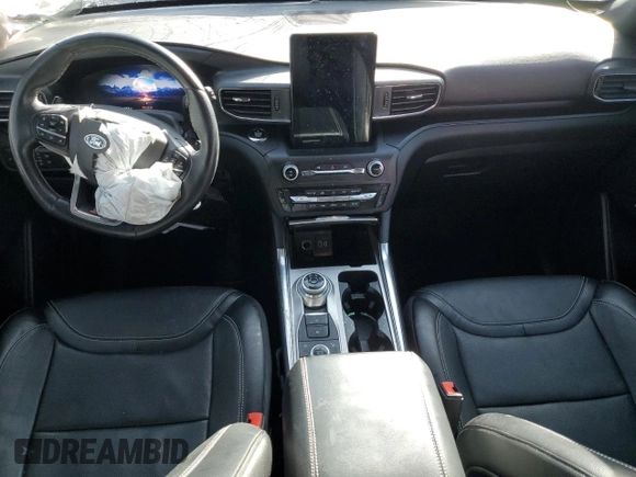 2020 Ford Explorer ST with VIN 1FM5K8GC9LGA46318, listed as a Copart auction lot 49550885 with 62,453 mi miles and Salvage Title. Bid and sale history available at carsss.com. Image 8.
