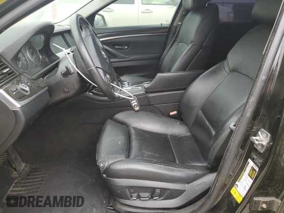 2011 BMW 5 Series 528i with VIN WBAFR1C54BC742994, listed as a Copart auction lot 53649945 with 133,314 mi miles and Salvage Title. Bid and sale history available at carsss.com. Image 7.