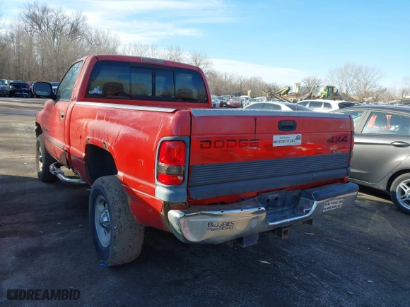 2001 Dodge Ram 1500 with VIN 1B7HF16Z11S675472, listed as a IAAI auction lot 41651771 with 292,194 mi miles. Bid and sale history available at carsss.com. Image 3.