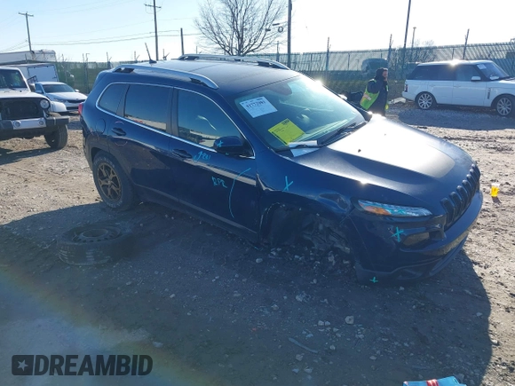 2018 Jeep Cherokee Latitude Plus with VIN 1C4PJMLX2JD545901, listed as a IAAI auction lot 41772981 with Not Provided miles. Bid and sale history available at carsss.com. Image 1.