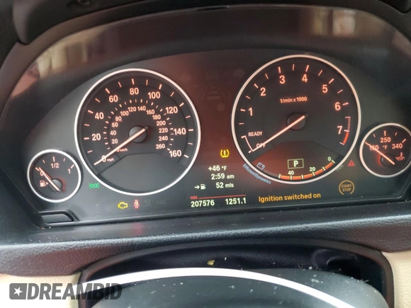 2012 BMW 3 Series 328i with VIN WBA3A5C5XCF341547, listed as a Copart auction lot 51534655 with 207,576 mi miles and Clean Title. Bid and sale history available at carsss.com. Image 9.