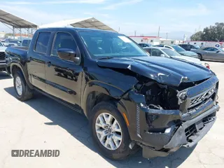 2022 Nissan Frontier S with VIN 1N6ED1EJ3NN689489, listed as a IAAI auction lot 42095990 with 46,338 mi miles. Bid and sale history available at carsss.com. Image 1.
