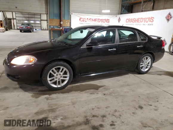 2013 Chevrolet Impala LTZ with VIN 2G1WC5E30D1185560, listed as a Copart auction lot 49686505 with 92,793 mi miles and Salvage Title. Bid and sale history available at DreamBid. Image 1.