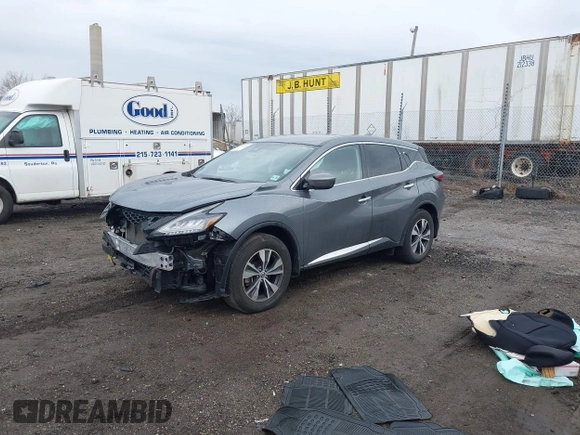 2020 Nissan Murano S with VIN 5N1AZ2AS8LN162337, listed as a IAAI auction lot 41686558 with 49,735 mi miles and . Bid and sale history available at DreamBid. Image 2.
