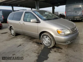 2001 Toyota Sienna LE with VIN 4T3ZF13C71U377701, listed as a Copart auction lot 41959285 with 79,031 mi miles and Salvage Title. Bid and sale history available at carsss.com. Image 4.