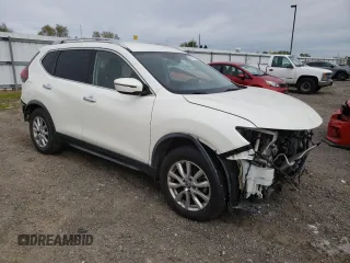 2019 Nissan Rogue SV with VIN JN8AT2MT4KW250860, listed as a Copart auction lot 49810125 with 38,720 mi miles and Salvage Title. Bid and sale history available at DreamBid. Image 4.