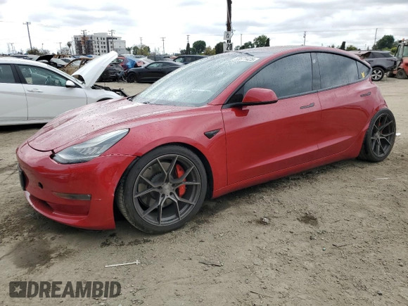 2018 Tesla Model 3 Long Range Battery z VIN 5YJ3E1EB2JF075221, wystawiony jako Copart lot #53571425 z przebiegiem 45 927 mil mil oraz Szkoda całkowita • Salvage title. Historia ofert i sprzedaży dostępna na DreamBid. Obrazek 1.