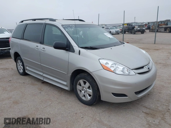 2008 Toyota Sienna CE with VIN 5TDZK23C88S206954, listed as a IAAI auction lot 41465223 with 53,824 mi miles. Bid and sale history available at carsss.com. Image 1.
