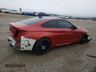 2020 BMW M4 with VIN WBS4Y9C07LFJ12184, listed as a Copart auction lot 49151884 with 19,609 mi miles and Salvage Title. Bid and sale history available at carsss.com. Image 3.