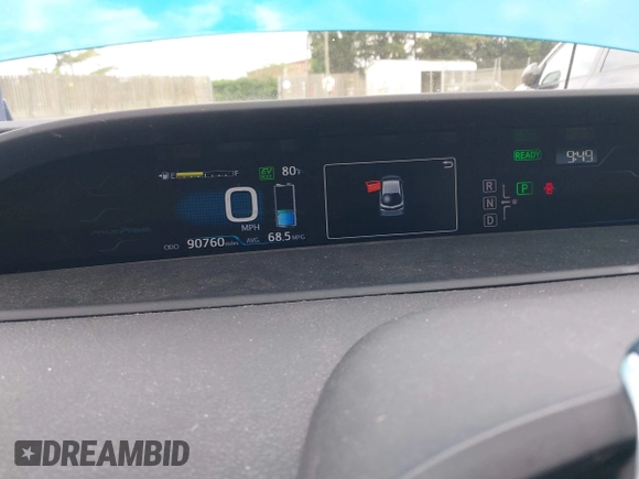 2017 Toyota Prius Plus z VIN JTDKARFP4H3067953, wystawiony jako IAAI lot #42211132 z przebiegiem 90 760 mil mil oraz . Historia ofert i sprzedaży dostępna na DreamBid. Obrazek 7.