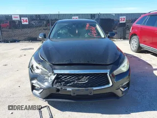 2018 Infiniti Q50 Luxe with VIN JN1EV7AP1JM351430, listed as a IAAI auction lot 42209857 with 119,531 mi miles and . Bid and sale history available at carsss.com. Image 12.