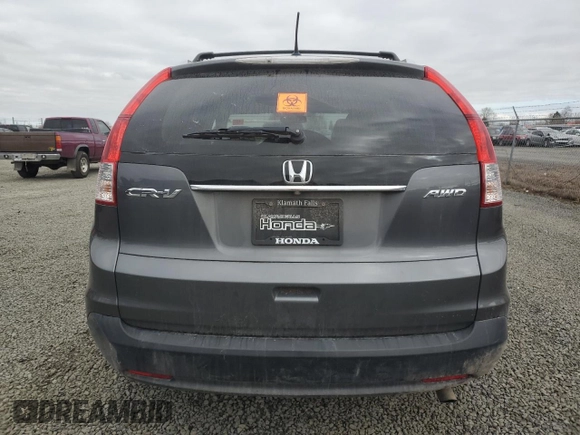 2013 Honda CR-V EX-L with VIN 2HKRM4H77DH655799, listed as a Copart auction lot 48250205 with Not Provided miles and Salvage Title. Bid and sale history available at carsss.com. Image 6.