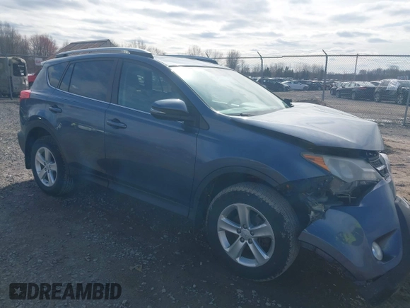 2013 Toyota RAV4 XLE with VIN 2T3RFREV6DW111815, listed as a IAAI auction lot 41957855 with 119,375 mi miles and . Bid and sale history available at carsss.com. Image 1.