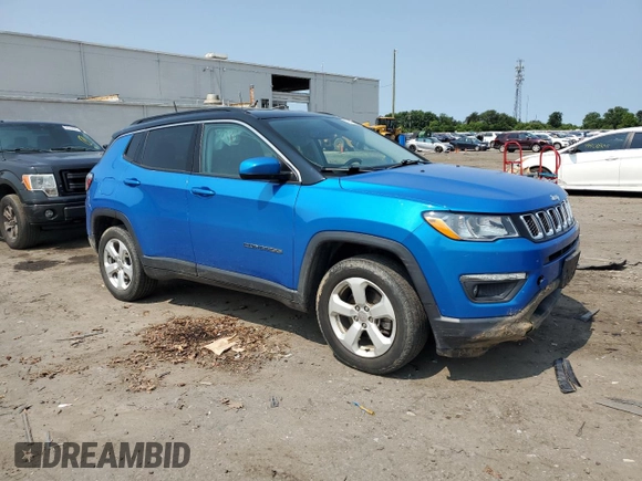 2019 Jeep Compass Latitude с VIN 3C4NJDBB2KT813287, выставлен на аукционе Copart как лот 59423195 с пробегом 118 585 миль миль и Списание • Salvage title. История ставок и продаж доступна на DreamBid. Изображение 4.