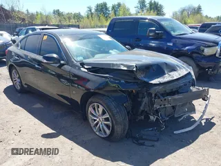 2015 Infiniti Q50 Premium with VIN JN1BV7AR0FM411998, listed as a IAAI auction lot 42154627 with 91,778 mi miles and . Bid and sale history available at DreamBid. Image 1.